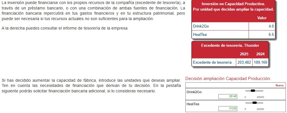 Producción: decisión de ampliación de capacidad